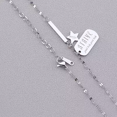 🏷️️ Підвіска Xuping 43 см (родій) F-85927