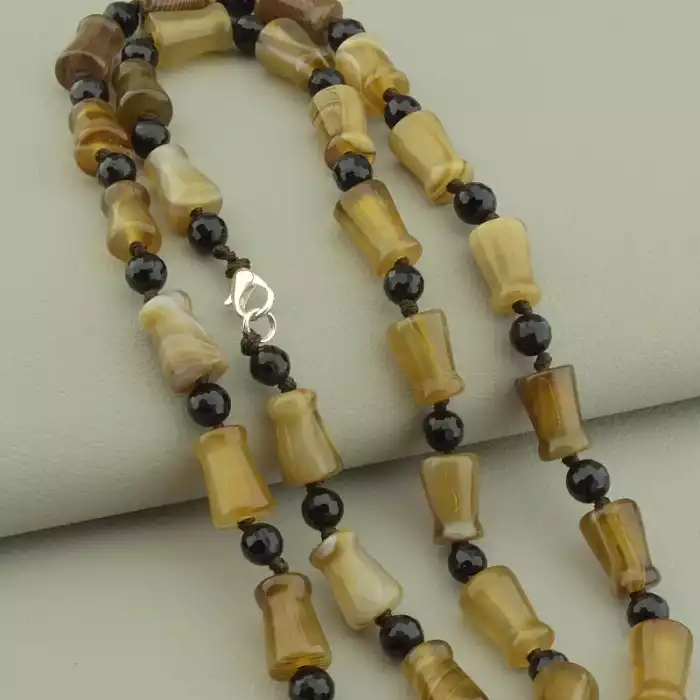 🏷️️ Намисто Агат 67 см. ss_101648