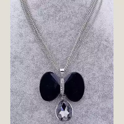 🏷️️ Підвіска родований сплав Сrystal 45 см F-17133