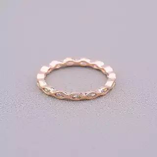 Каблучка Big Dipper Фіаніт (позолота 18к)