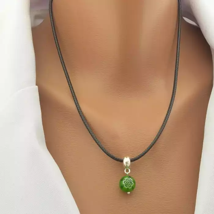 🏷️️ Підвіска Лемпворк (скло) 43 см. ss_102348