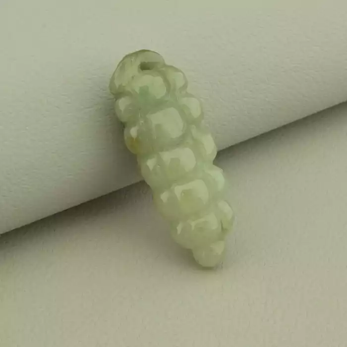 🏷️️ Кулон нефрит 42x13мм. ss_103180