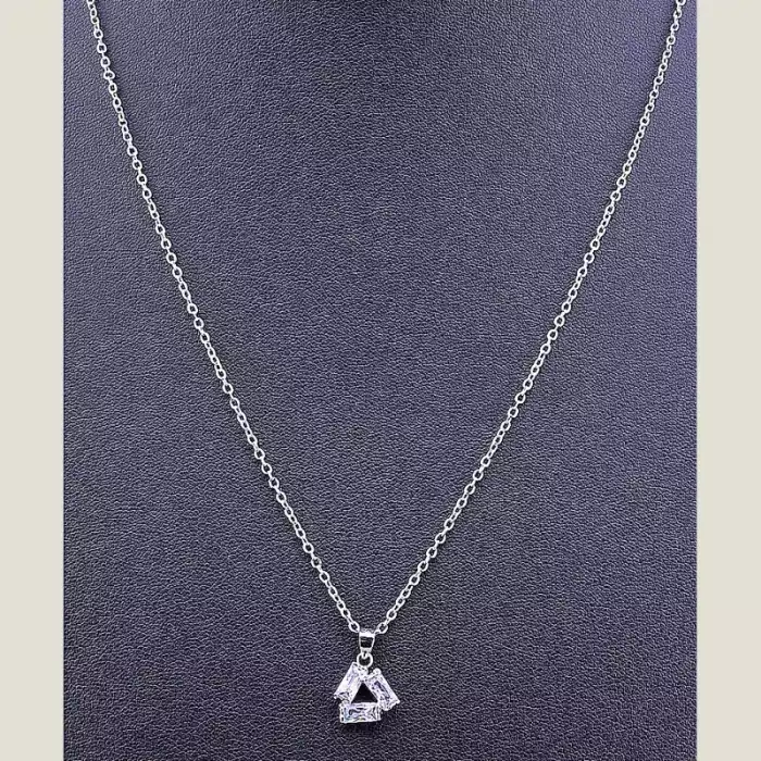 🏷️️ Підвіска Фіаніт (родій) ss_30248