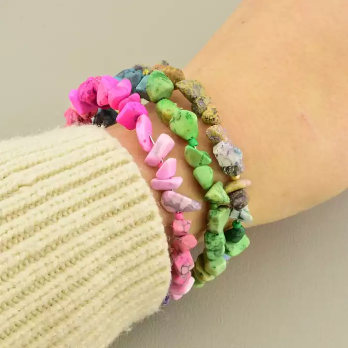 🏷️️ Браслет Самоцвіти 17 см ss_105964