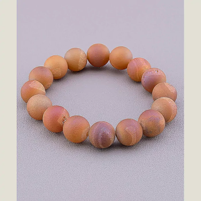 🏷️️ Браслет резинка Агат 18 см ss_71140