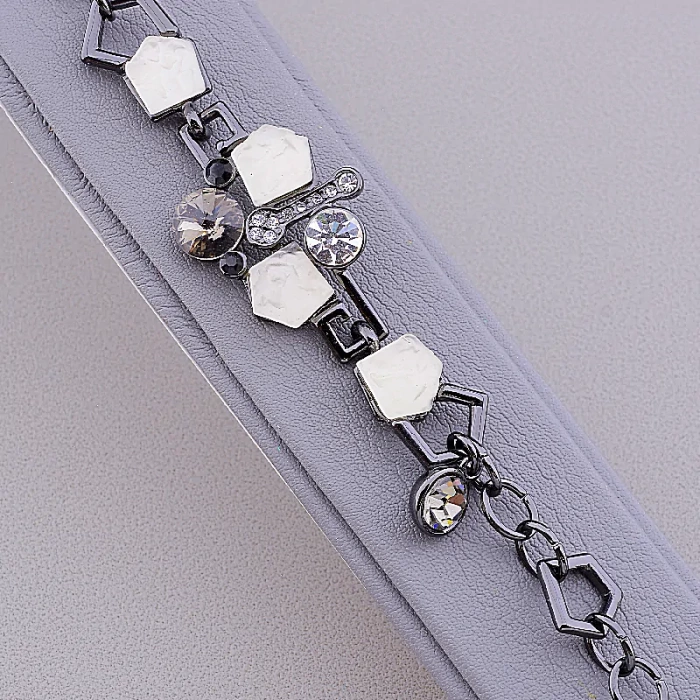 🏷️️ Браслет петля Abella Сrystal 19 см ss_81911