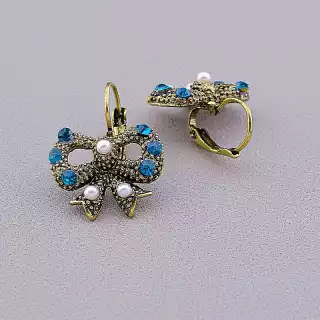 Сережки на англійській застібці Fashion Майорка