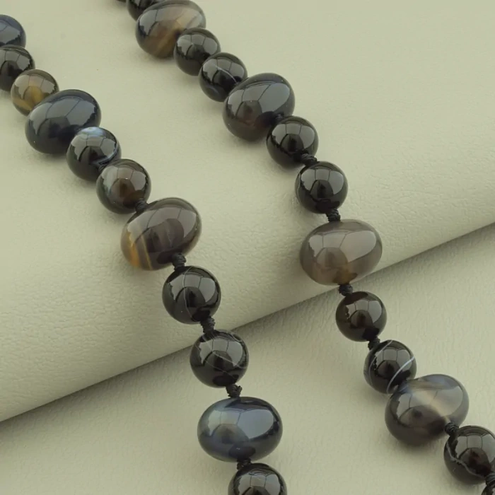 🏷️️ Намисто Агат 56 см. ss_102249