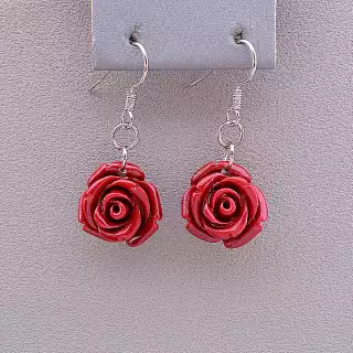 Сережки полімерна глина