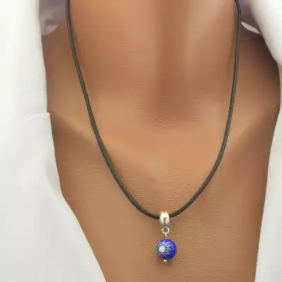 🏷️️ Підвіска Лемпворк (скло) 43 см. F-102349