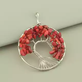 Кулон дерево Корал 60x50мм.