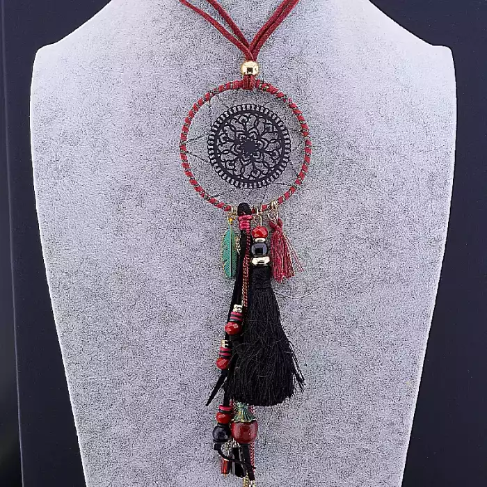 🏷️️ Підвіска замш 80 см Hand Made ss_18235