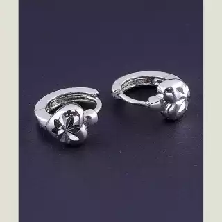 Сережки-кільця Xuping (родій)