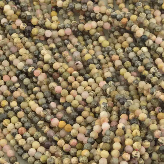 🏷️️ Нитка Родоніт 39 см. 3,9мм. (без застібки) ss_104136