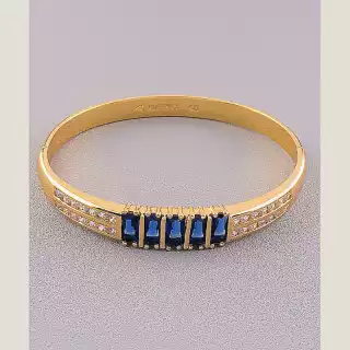 Браслет шарнірний Xuping Фіаніт 18 см (позолота 18к)