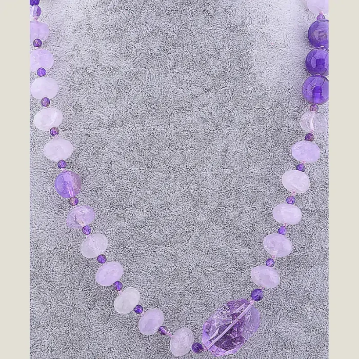 🏷️️ Намисто Аметист 90 см ss_59011