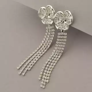 Сережки з італійською застібкою Winniana Фіаніт