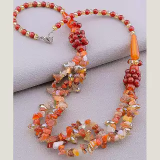 Намисто Сердолік 60 см