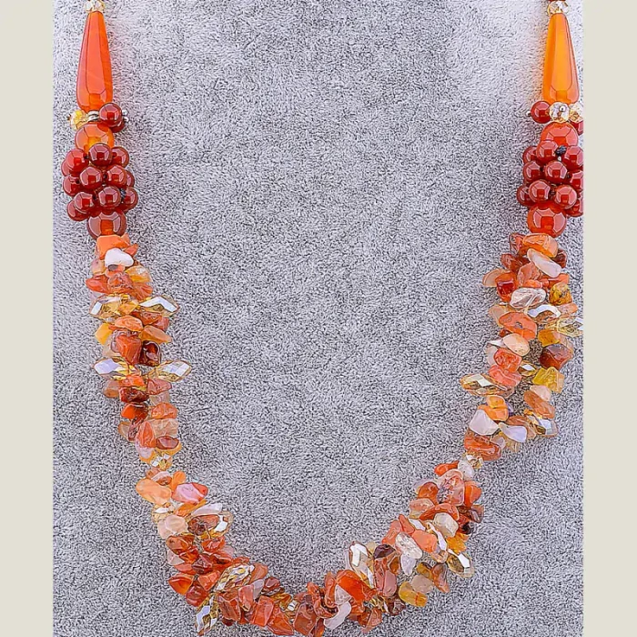 🏷️️ Намисто Сердолік 60 см ss_36700