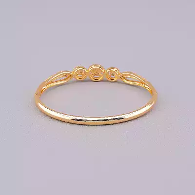 🏷️️ Браслет шарнірний Xuping (позолота 18к) F-72316