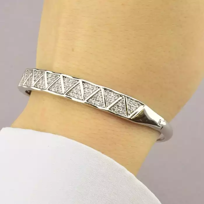 🏷️️ Браслет шарнірний Xuping (родій) ss_72987