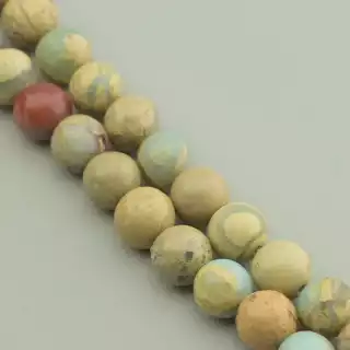 Намистини Яшма 38 см 6 мм на нитці (натуральне каміння, без застібки)