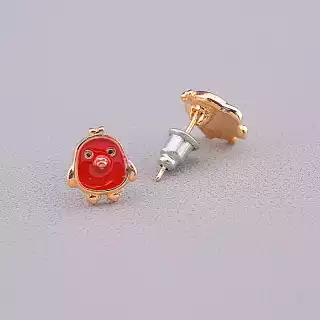 Сережки пусети Fashion емаль
