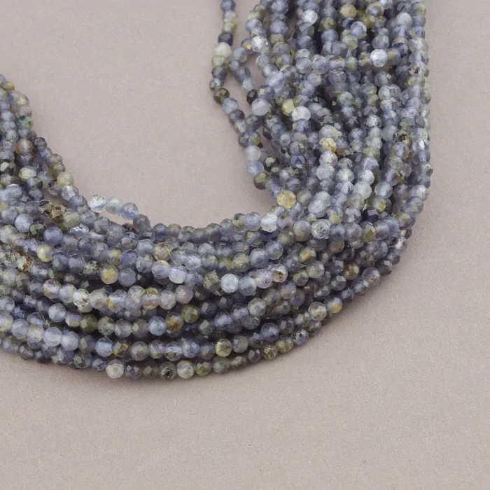 🏷️️ Нитка Іоліт 39 см 3,5 мм ss_64556