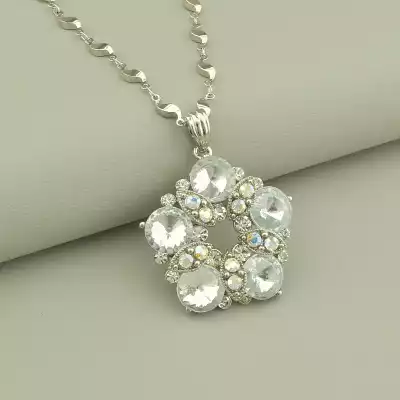 🏷️️ Підвіска Fashion Фіаніт 45 см. F-101046