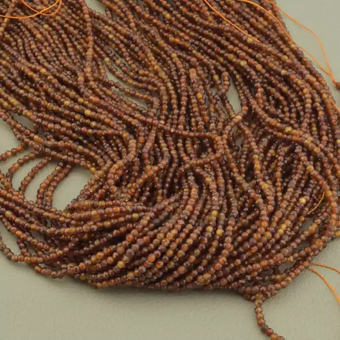 🏷️️ Нитка Гранат 40 см. 2мм. (без застібки) ss_101250