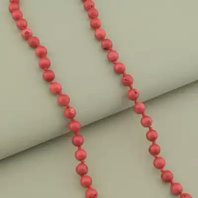 🏷️️ Намисто з коралів (cрібло 925 проба) 50 см. F-101550