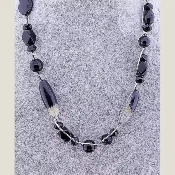 🏷️️ Намисто Агат 60 см ss_17038