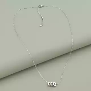 Підвіска Saiya Фіаніт 41 см (родій)