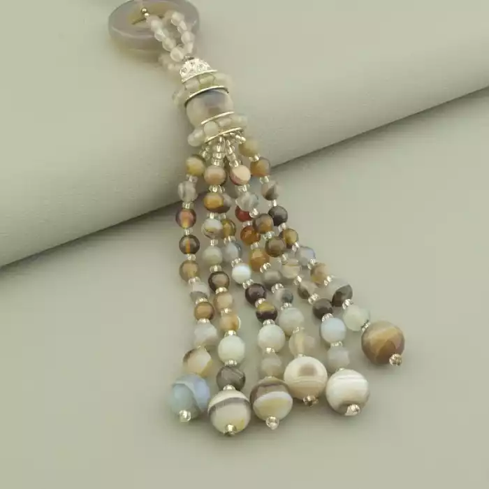 🏷️️ Підвіска Агат 60 см. ss_101750