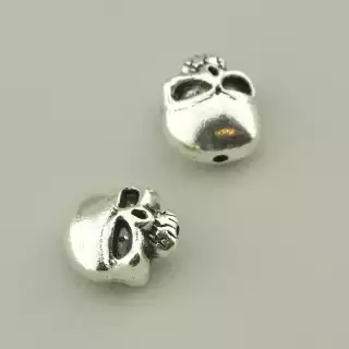 Вставка череп метал 12x10 мм