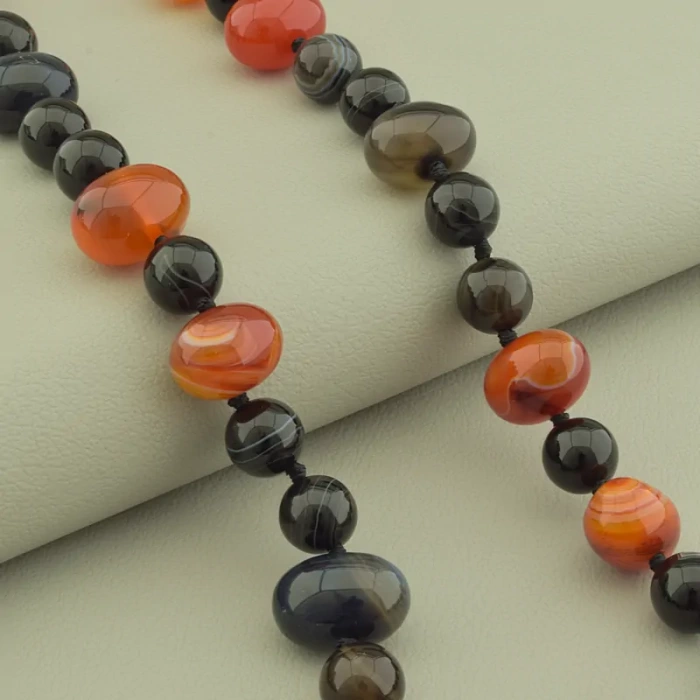 🏷️️ Намисто Агат 53 см. ss_102250