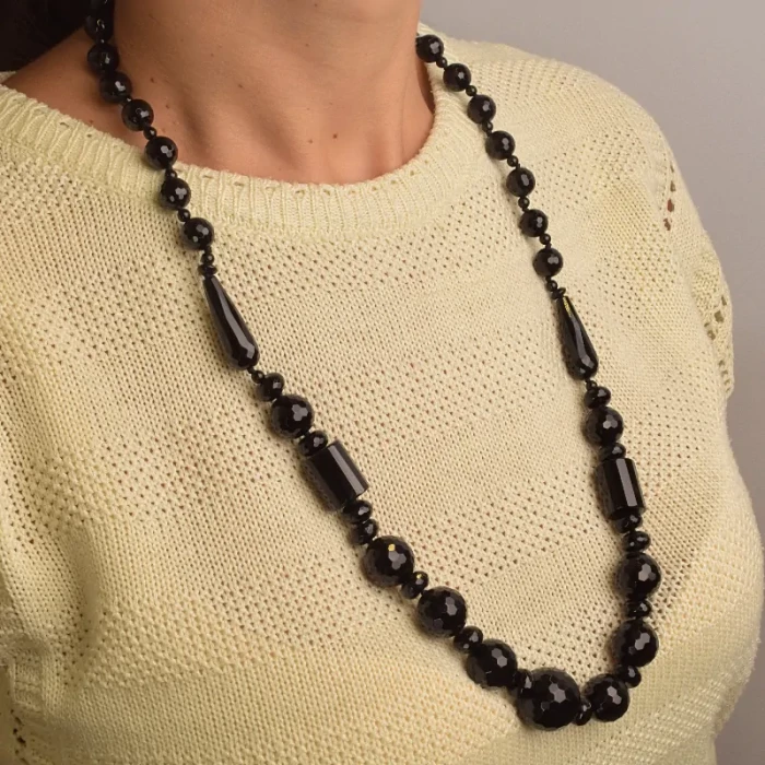 🏷️️ Намисто Агат 70 см. ss_88006