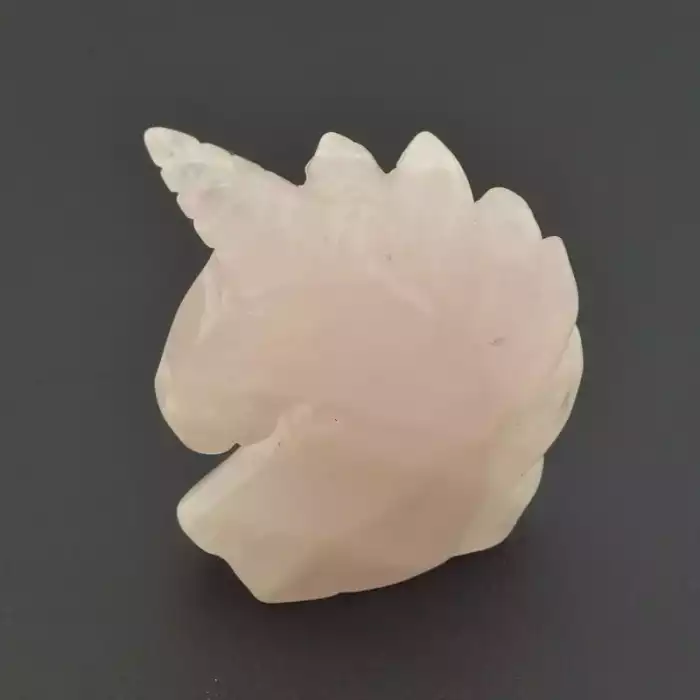 🏷️️ Єдиноріг Рожевий кварц 50х35 ss_103289