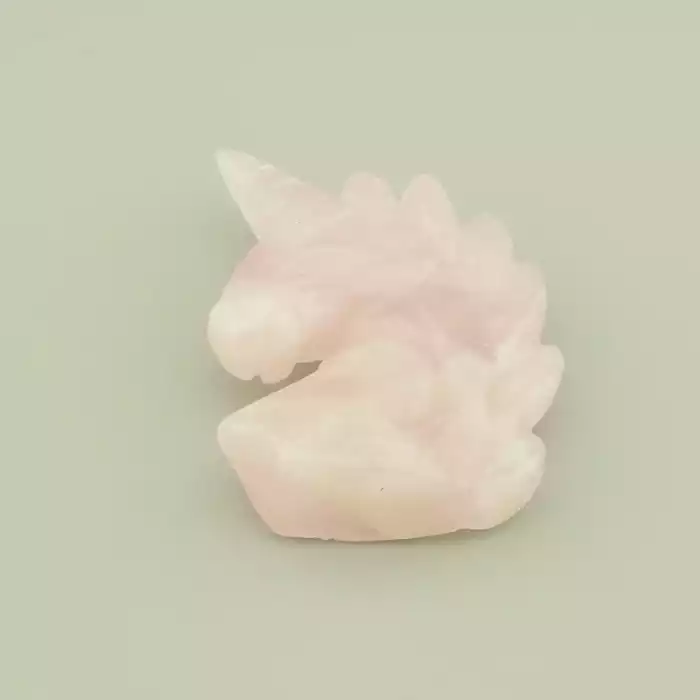 🏷️️ Єдиноріг Рожевий кварц 50х35 ss_103289