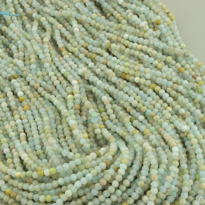 🏷️️ Нитка Амазоніт 38 см. 2,2 мм. (без застібки) ss_103596