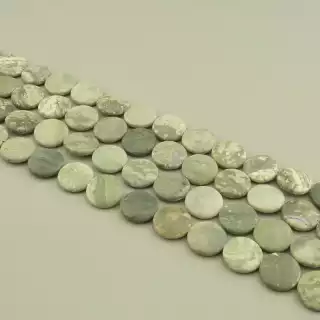 Намистини Яшма 40 см. на нитці (натуральне каміння, без застібки)