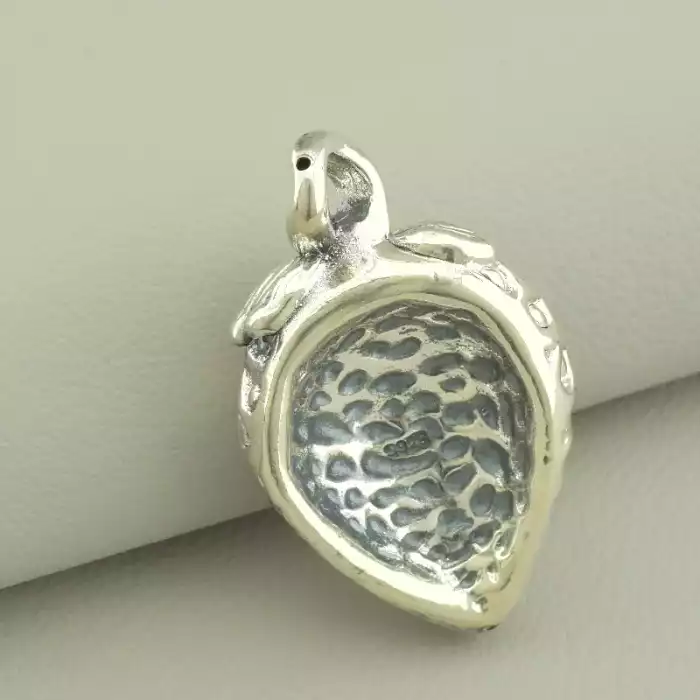 🏷️️ Кулон полуниця срібло (925 проба) 45x27 мм. ss_97276