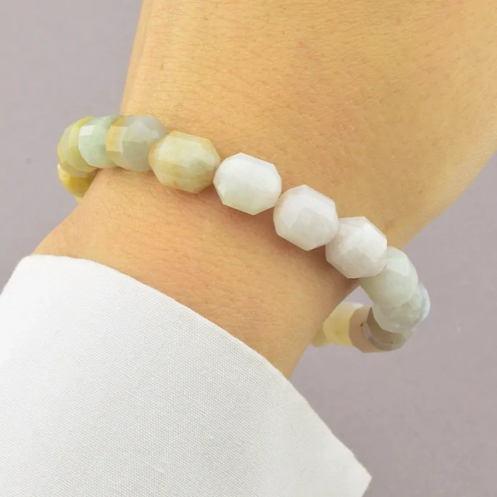 🏷️️ Браслет резинка Яшма 17 см. ss_89736