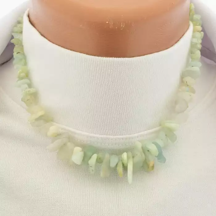 🏷️️ Підвіска з аквамарином крихітка (37 см, синя, позолота 18к, карабін, 12х6 мм) ss_104748