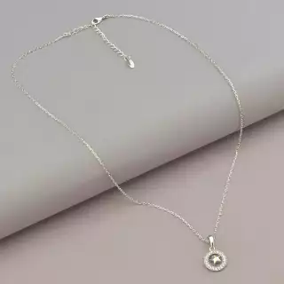 Підвіска Xuping Swarovski 40 см (родій)