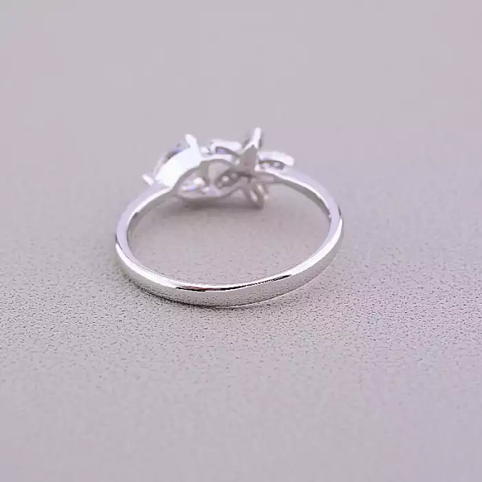 🏷️️ Каблучка Xuping Фіаніт (родій) ss_58479