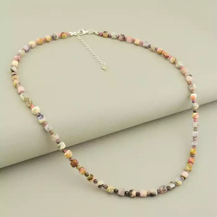 🏷️️ Підвіска Родоніт срібло (925) 46 см ss_105666