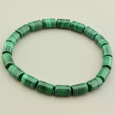Браслет на резинці Малахіт 18 см