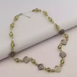 Намисто Раухтопаз, Раухтопаз 51 см.