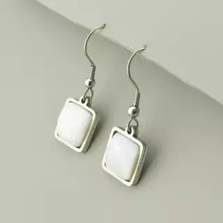 Сережки петля Перламутр